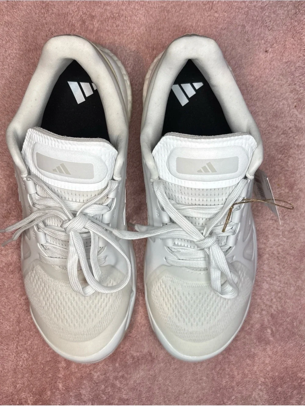 adidas Avaluxe Women Size 7.5 Tennis White Sneakers Athletic Shoes JQ7080